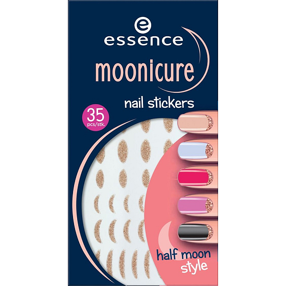 Essence Moonicure Nagelaufkleber 01 Half Moon Glam 1 Blatt