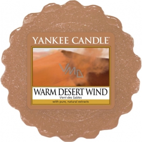 Yankee Candle Warm Desert Wind - Warmes Wüstenwind-Duftwachs für Aromalampe 22 g