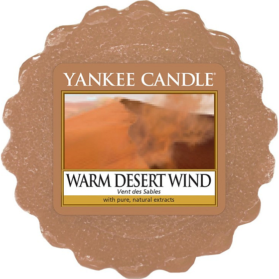 Yankee Candle Warm Desert Wind - Warmes Wüstenwind-Duftwachs für Aromalampe 22 g