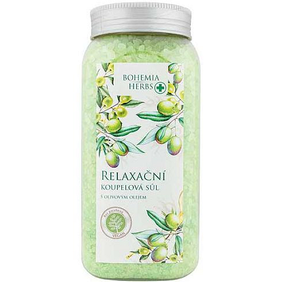 Bohemia Gifts Olivenöl Badesalz 900 g