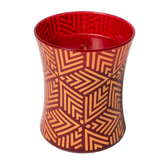 WoodWick Crimson Berries Duftkerze mit Holzdocht und Deckel Glas mittel 275 g Holiday limited 2018