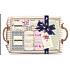 Baylis & Harding Forest Bell und Flower Meadow Flüssigseife 300 ml + Duschcreme 300 ml + Seife 100 g + Badekristalle 100 g + Massagehandschuhe + Weidenkorb, Kosmetikset