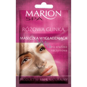 Marion Spa Glättungsmaske mit rosa Ton für empfindliche, zarte und blutige Haut 8 g