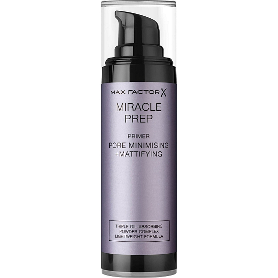 Max Factor Miracle Prep Primer Mattierungsbasis zur Glättung der Haut und Minimierung der Poren 30 ml