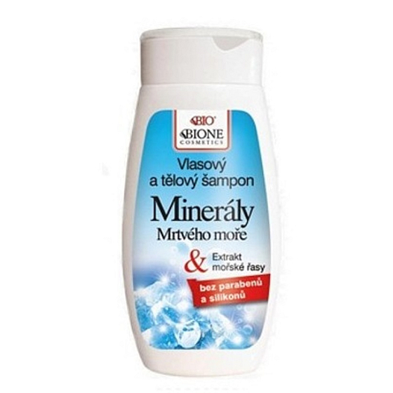 Bione Cosmetics Totes Meer Mineralien und Algenextrakt Haar- und Körpershampoo 260 ml