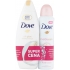Dove Silk Glow Duschgel 250 ml + Invisible Care Floral Touch Antitranspirant Deodorant Spray für Frauen 150 ml, Duopack