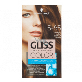 Schwarzkopf Gliss Farbe Haarfarbe 5-65 Haselbraun 2 x 60 ml