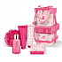 Grace Cole Perfect Petals Reinigungsgel 50 ml + Handcreme 50 ml + Körpercreme 50 ml + Toilettenseife 100 g + Nylon-Reinigungstuch, Kosmetikset