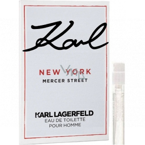 Karl Lagerfeld Karl New York Mercer Street Eau de Toilette für Männer 2 ml mit Spray, Fläschchen