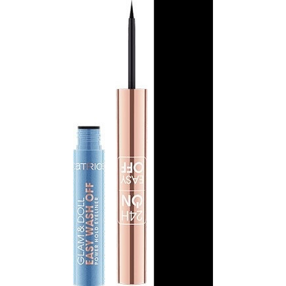 Catrice Glam & Doll Easy Wash Off Power Hold Eyeliner Eyeliner 010 Ultra Schwarz 1,7 ml
