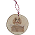 Bohemia Gifts Handgefertigtes Weihnachtsornament aus Holz Cavalier King Charles Spaniel 6 cm