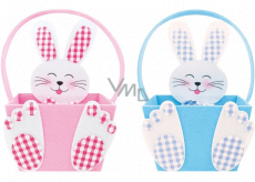 Filzkorb quadratisch mit Hase 10 x 16 x 11 cm