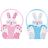 Filzkorb quadratisch mit Hase 10 x 16 x 11 cm