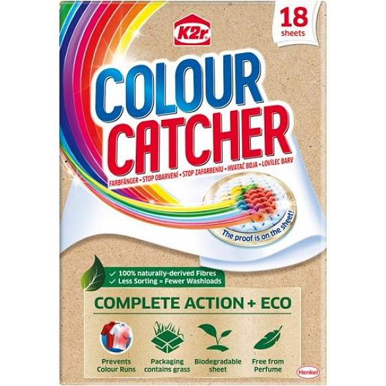 K2r Farbe Catcher Eco Stop Färbung Wash Wipes 18 Stück