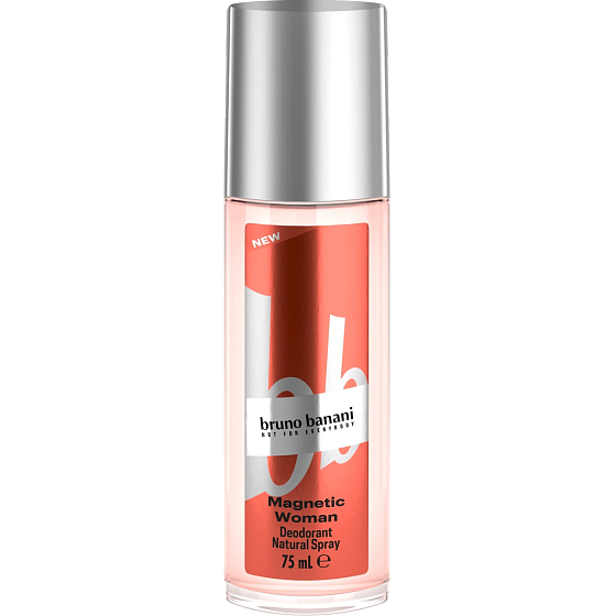 Bruno Banani Magnetic Woman parfümiertes Deodorantglas für Frauen 75 ml