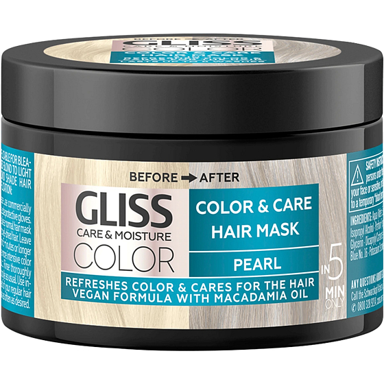 Gliss Color & Care Maske für blondes und coloriertes Haar 150 ml