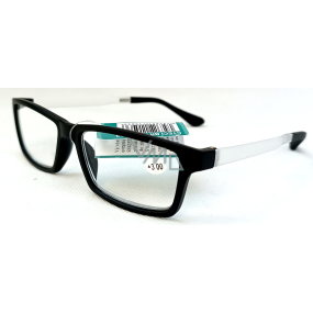 Berkeley Lese-Dioptrienbrille +3,0 Kunststoff schwarz, transparente Seitenrahmen 1 Stück MC2187