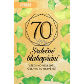 Nekupto Geburtstagsgrüße 70 Herzliche Grüße 115 x 170 mm