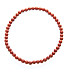 Jaspis rot Armband elastisch Naturstein, Kugel 4 mm / 19 cm, Vollpflege Stein