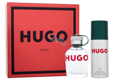 Hugo Boss Hugo Man Eau de Toilette 75 ml + Deodorant Spray 150 ml, Geschenkset für Männer