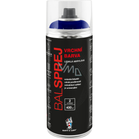 BALSPREJ deckende universelle Acrylfarbe in Spraydose, RAL 5002 Meerblau, 400 ml