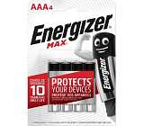 Energizer Max Alkaline AAA Mikrozellenbatterie, 4 Stk