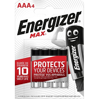 Energizer Max Alkaline AAA Mikro-AAA-Batterien, 4 Stück