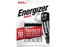 Energizer Max Alkaline AAA Mikrozellenbatterie, 4 Stk