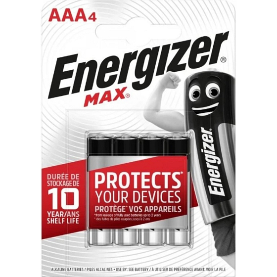 Energizer Max Alkaline AAA Mikro-AAA-Batterien, 4 Stück