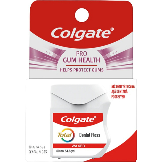 Colgate Total Pro Gum Health Zahnseide Minze, 50 m