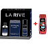 LA RIVE EXTREME STORY Eau de Toilette 75 ml + Deodorant Spray 150 ml, Geschenkset für Männer + La Rive 2in1 Minie Duschgel 250 ml ZUSÄTZLICH