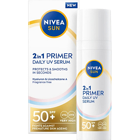 Nivea Sun 2v1 Gesichtsserum OF50 30 ml