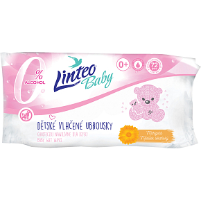 Linteo Baby Feuchttücher mit Calendula, 72 Stück