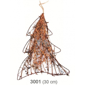Weidenbaum mit Perlen zum Aufhängen 30 cm