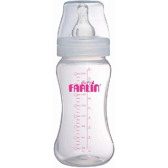 Baby Farlin Babyflasche mit weitem Hals 3+ Monate 270 ml PP-805-2