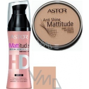 Astor Mattitude HD Make-up 002 30 ml + Anti Shine Mattitude 001 14 g
