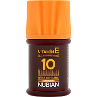 Nubian OF10 Sonnenöl, geringer Schutz 60 ml