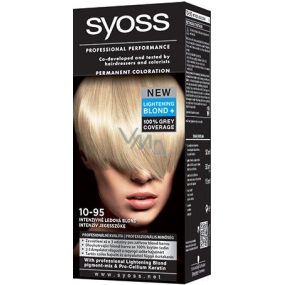 Syoss Lightening Blond Professionelle Haarfarbe 10 - 95 Intensives Eisblond