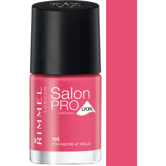 Rimmel London Salon Pro Lycra Nagellack 105 Du hattest mich bei Hallo 12 ml