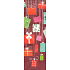 Nekupto Geschenk Kraft Flaschentasche 32,5 x 10,5 x 9 cm Rot Geschenke 227 WCLH
