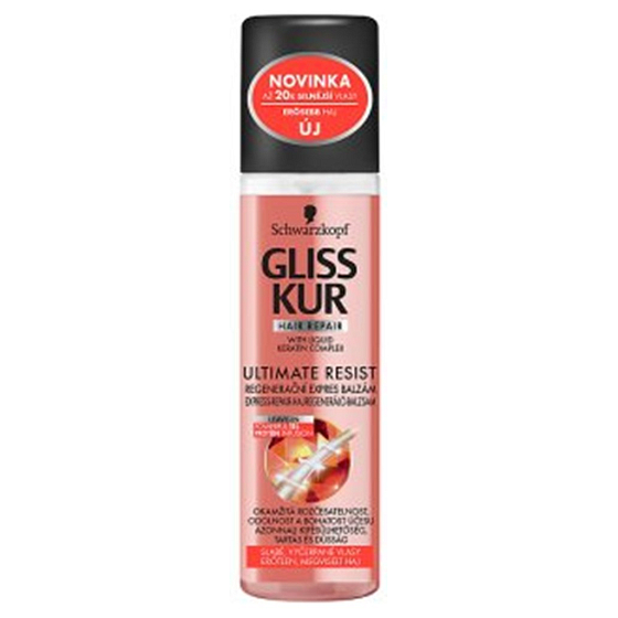 Gliss Kur Ultimate Resist Regenerierender Express Balsam für schwaches, erschöpftes Haar 200 ml