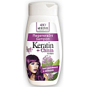 Bione Cosmetics Keratin & Chinin regenerierendes Shampoo für alle Haartypen 260 ml