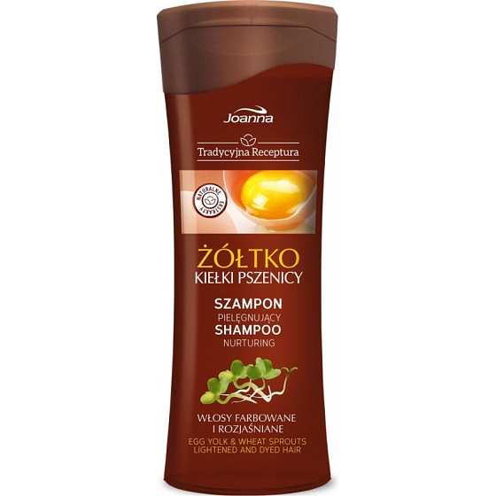 Joanna Traditional Shampoo mit Eigelb und Weizenkeimen für Haare 300 ml