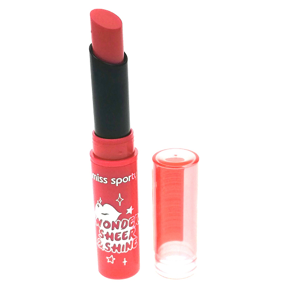 Miss Sports Wonder Sheer & Shine Lippenstift Lippenstift 300 Fast Koralle 1 g