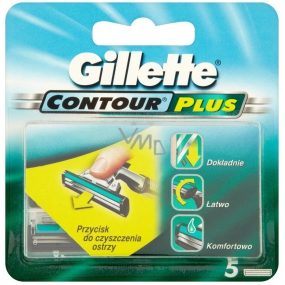 Gillette Contour Plus Ersatzkopf für Herren 5 Stück