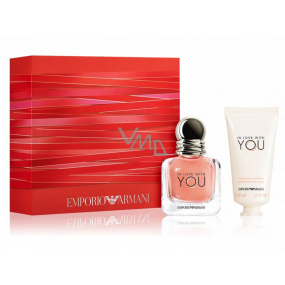 Giorgio Armani Emporio verliebt in dich Eau de Parfum für Frauen 30 ml + Handcreme 50 ml, Geschenkset