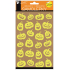 Halloween Sticker leuchtend im Dunkeln eines lachenden Kürbises 14 x 25 cm