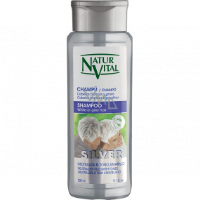 Natur Vital Silber Shampoo für coloriertes Haar, neutralisiert Gelb- und Orangetöne 300 ml Natur Vital Silber Shampoo für coloriertes Haar, neutralisiert Gelb- und Orangetöne 300 ml