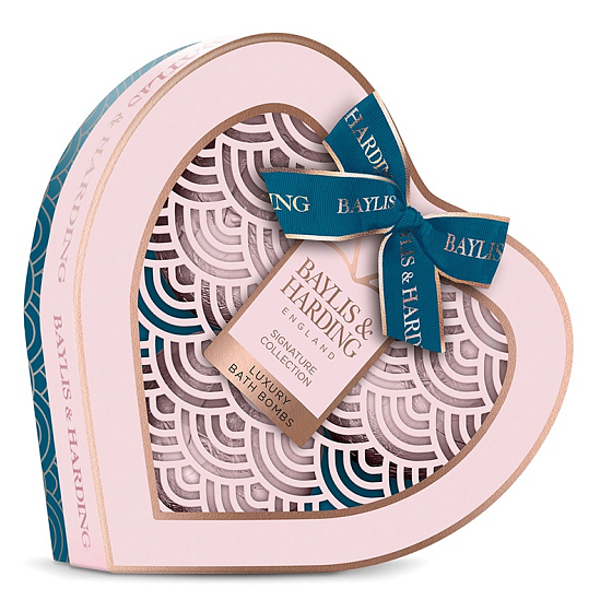 Baylis & Harding Jojoba-, Vanille- und Mandelöl-Badeschaumbombe 3 x 120 g, Kosmetikset für Frauen