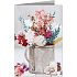 Nekupto Geburtstagsgruß mit Blumen zum Glück 115 x 170 mm